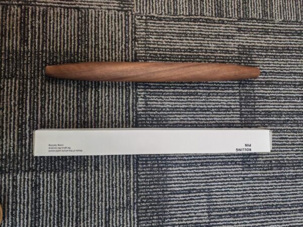 Greenwhisper Rolling Pin Solid Wood Brown - Image 4